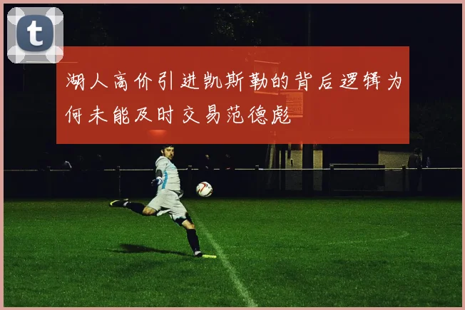 湖人高价引进凯斯勒的背后逻辑为何未能及时交易范德彪